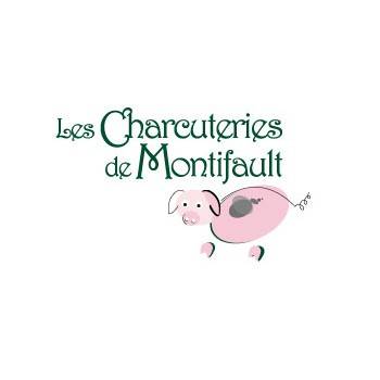 Viandes et Charcuterie-Jambon fumé maison - 2 tranches soit 140g env.-CHARCUTERIES DE MONTIFAULT