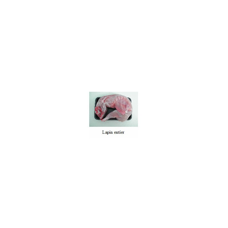 Viandes et Charcuterie-Lapin entier 1.3 kg (+/- 50 gr)-JANZE VOLAILLES