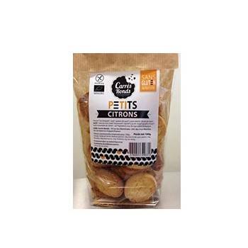 Boulangerie-petits citrons bio sans gluten et sans produits laitiers - 160 grs-CARRE RONDS
