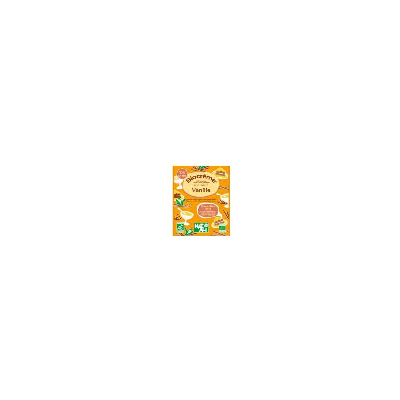 Produits Bio-bio crème vanille sachet de 45g- 1/2 l-BIODIS Produits Bio-bio crème vanille sachet de 45g- 1/2 l-BIODIS