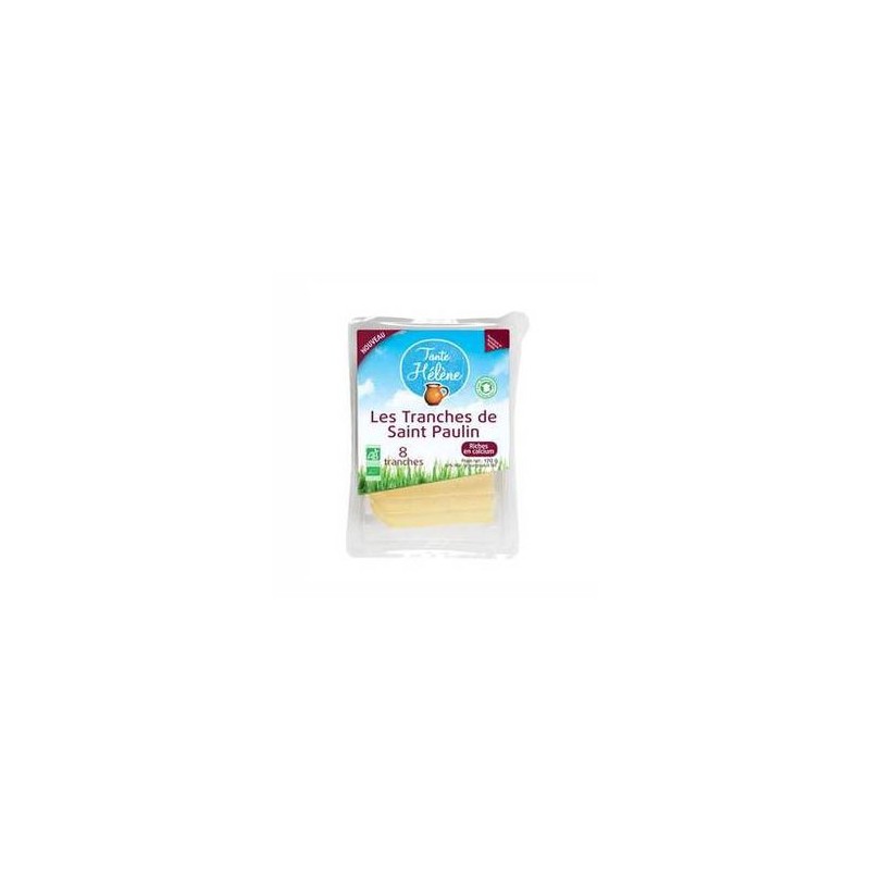 Saint Paulin en tranches 170g BIO-Fromage lait pasteurisé-BIODIS FRAIS Saint Paulin en tranches 170g BIO-Fromage lait pasteurisé-BIODIS FRAIS