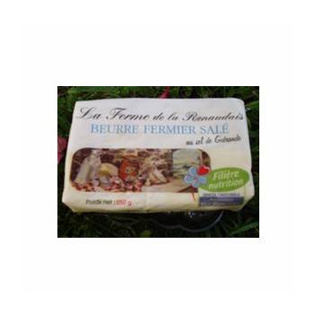 beurre fermier demi-sel - 250g-Produits frais-FERME DE LA RENAUDAIS