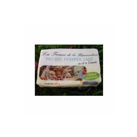 beurre fermier demi-sel - 250gProduits fraisFERME DE LA RENAUDAIS