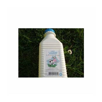 Lait frais 1/2 écrémé (ferme renaudais) - 1 litre-Produits frais-FERME DE LA RENAUDAIS