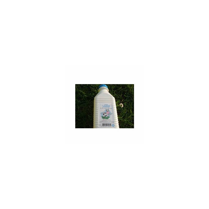 Lait frais 1/2 écrémé (ferme renaudais) - 1 litre-Produits frais-FERME DE LA RENAUDAIS