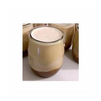 Les yaourts (vache)-Le yaourt brassé abricot sans sucre- unité-FERME MOUSSON