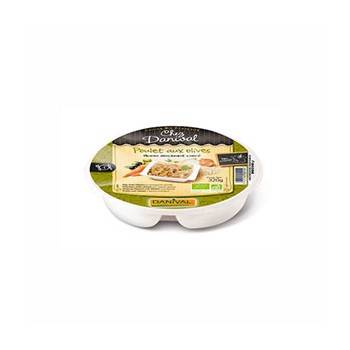 Plats cuisinés-Poulet aux olives et quinoa- Assiette bio 320g-BIODIS