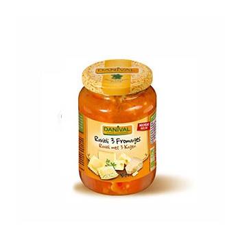 Plats cuisinés-Ravioli 3 fromages - Bio 670 grs-BIODIS