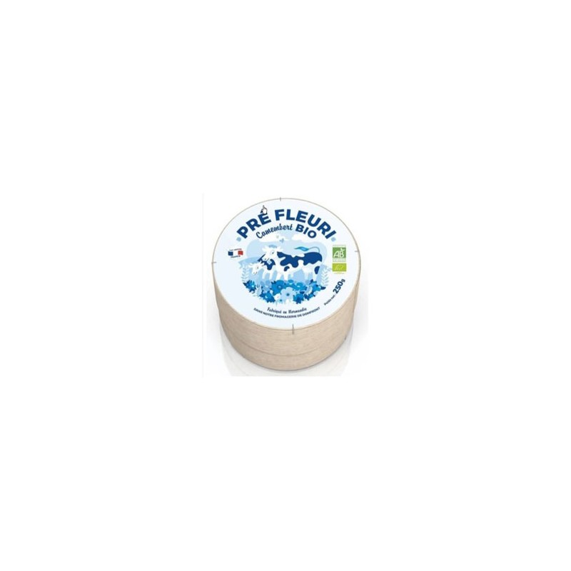 Camembert lait pasteurisé Bio - 250 g-Fromage lait pasteurisé-BIODIS FRAIS