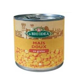 Produits Bio Maïs doux en grains -340 g BIODIS