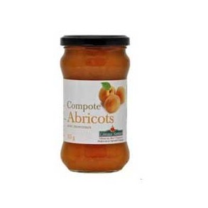 Confitures, crêpes, galettes compote Abricots bio- 315 g COTEAUX NANTAIS