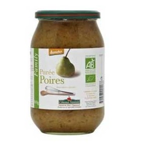 Confitures, crêpes, galettes Purée poire bio - 910 g COTEAUX NANTAIS