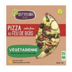 Pizza biologiques-Pizza bio végétarienne- 400 grs-BIODIS