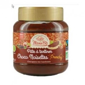 Produits Bio-Pâte à tartiner bio- 350 g (crunchy)-BIODIS