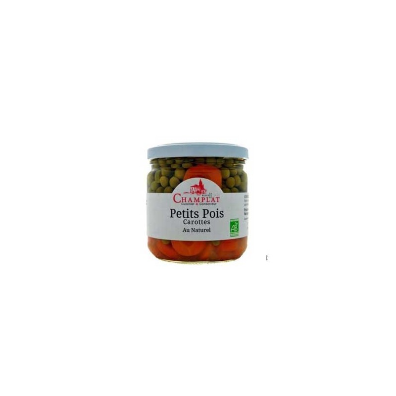 Produits Bio-Petits pois carottes (pot de verre)- 340 g-BIODIS Produits Bio-Petits pois carottes (pot de verre)- 340 g-BIODIS