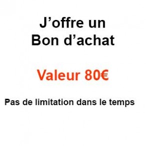 Un bon d'achat valeur 80€-Bon à offrir, cadeaux-PRODUITS SELECTIONNES