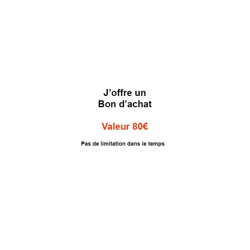 Un bon d'achat valeur 80€-Bon à offrir, cadeaux-PRODUITS SELECTIONNES Un bon d'achat valeur 80€-Bon à offrir, cadeaux-PRODUITS SELECTIONNES
