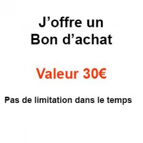 Un bon d'achat valeur 30€-Bon à offrir, cadeaux-PRODUITS SELECTIONNES
