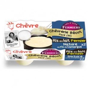 Le frais-Riz au lait fermier nature par 2-CHEVRERIE BECOT