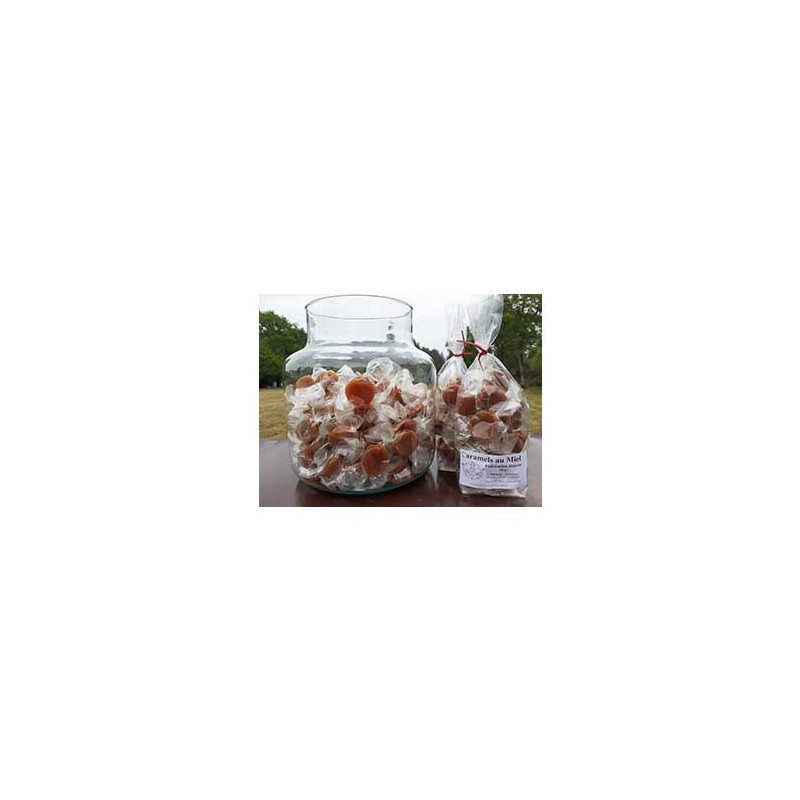 Miel, pain d'épices ...-Caramels au miel- 150 grs-Meslé Jérome Miel, pain d'épices ...-Caramels au miel- 150 grs-Meslé Jérome