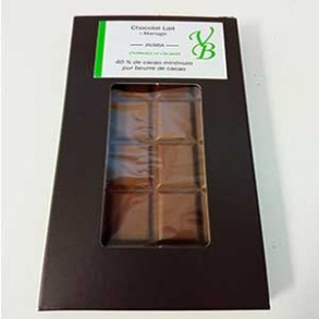Chocolat lait-Tablette chocolat lait Jivara- 95 g-Vanessa et Baptiste