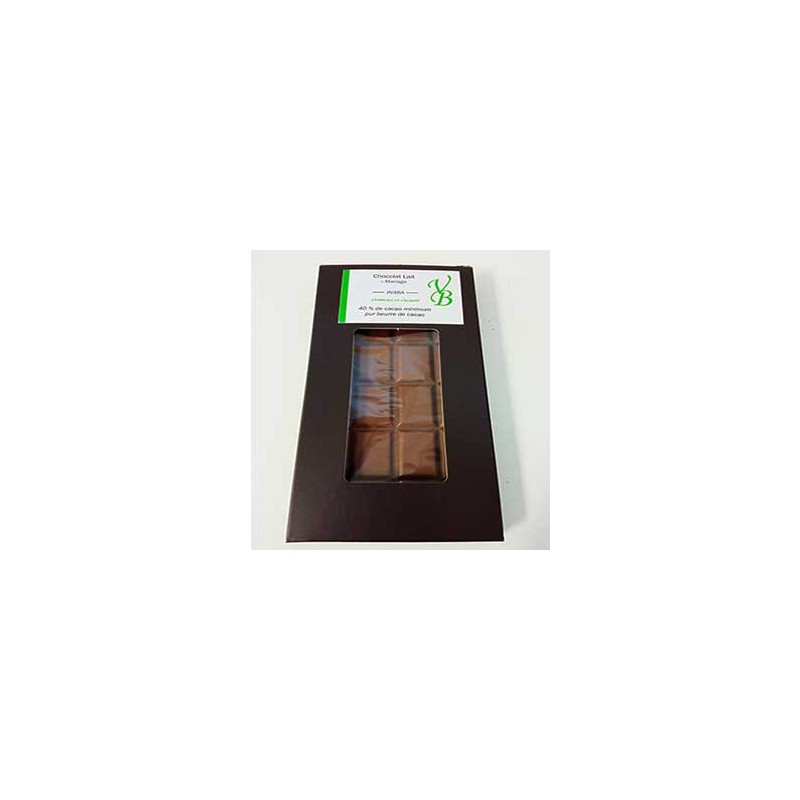 Chocolat lait-Tablette chocolat lait Jivara- 95 g-Vanessa et Baptiste Chocolat lait-Tablette chocolat lait Jivara- 95 g-Vanessa et Baptiste