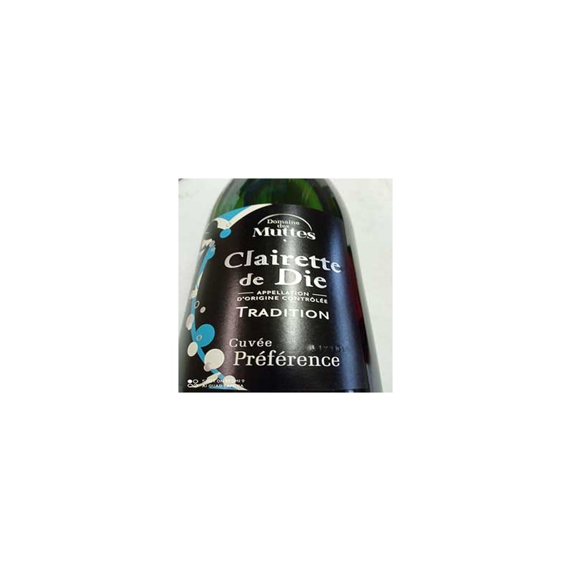 Cidres et vins pétillants-Clairette de Die Cuvée Préférence (75 cl)-LA CAVE BREALAISE Cidres et vins pétillants-Clairette de Die Cuvée Préférence (75 cl)-LA CAVE BREALAISE