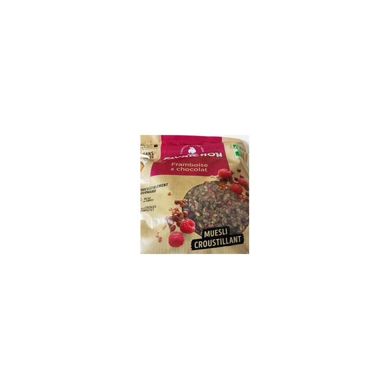 Produits Bio-Muesli Framboise et chocolat - 500 g-BIODIS Produits Bio-Muesli Framboise et chocolat - 500 g-BIODIS