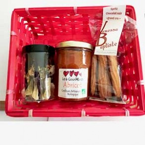 Pâtisserie et biscuits-panier douceurs sucrées-PRODUITS SELECTIONNES