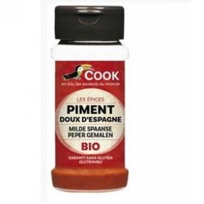Produits Bio-Piment doux poudre bio - 40 g-BIODIS