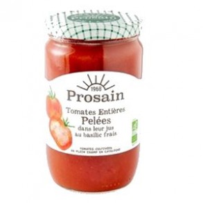 Légumes prêts à l'emploi-Tomates bio entières pelées -390 grs-BIODIS