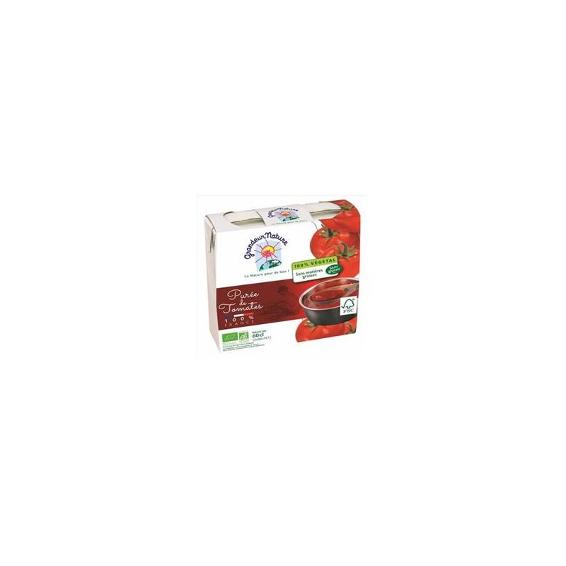 Légumes prêts à l'emploi-Purée tomates bio -2*30 cl-BIODIS Légumes prêts à l'emploi-Purée tomates bio -2*30 cl-BIODIS