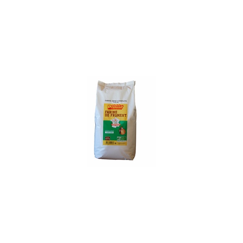 Boulangerie-Farine de blé - T80- 2kg500-MINOTERIE PRUNAULT