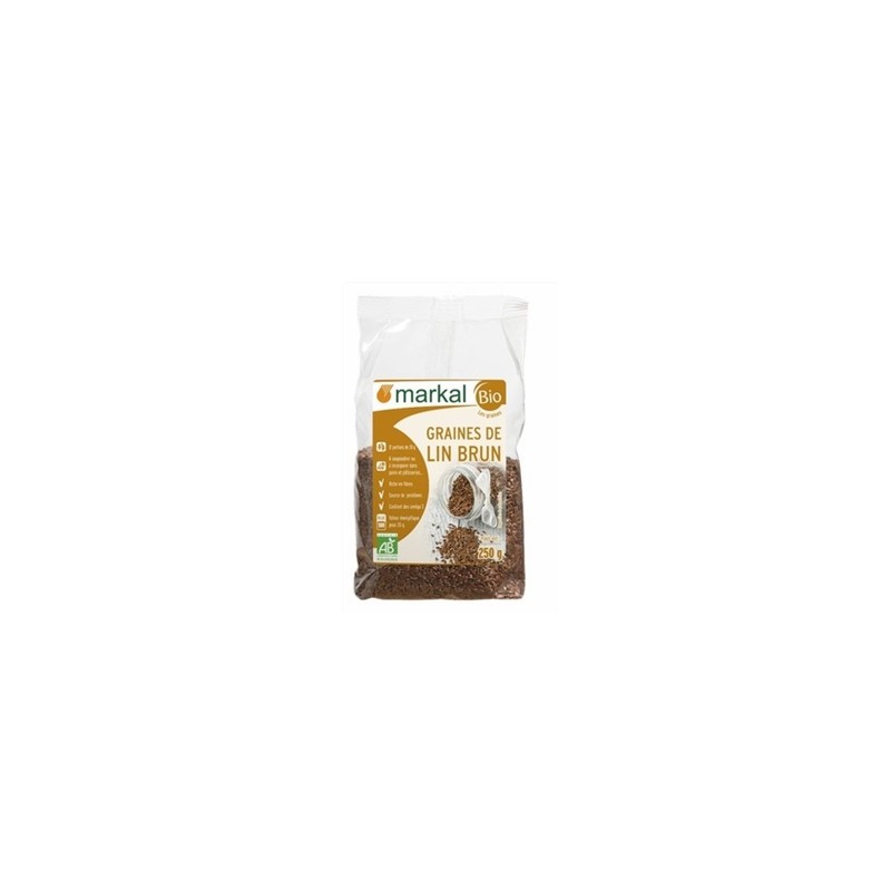 Graines de lin brun bio- 250 gProduits BioBIODIS