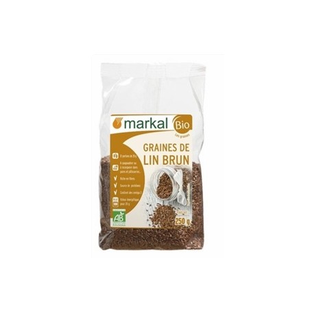 Graines de lin brun bio- 250 gProduits BioBIODIS