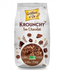 Produits Bio Krounchy too chocolats bio - 500 g GRILLON D'OR