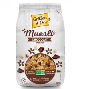 Produits Bio muesli chocolat bio - 500 g GRILLON D'OR