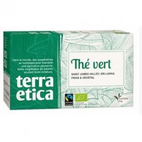 Produits Bio Thé vert nature - 20 sachets BIODIS