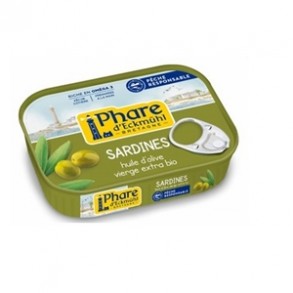 Poissonnerie-sardines à l'huile d'olive - 3 boites*55g-BIODIS