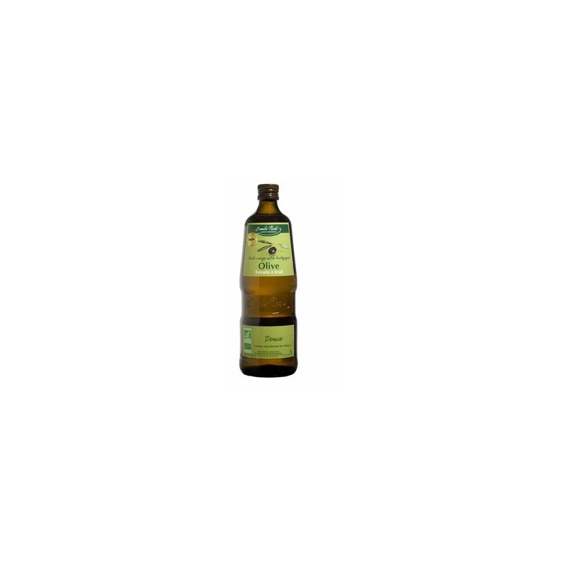 Produits Bio Huile d'olive bio saveur douce- 1 litre BIODIS