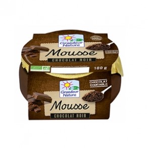 Le frais-Mousse chocolat noir - 100 g-BIODIS FRAIS