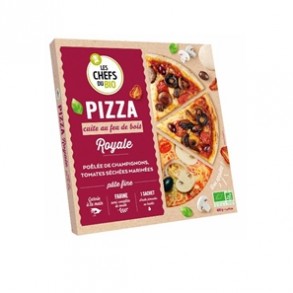 Pizza bio Royale- 400 grs-Pizza et pâtes bio-BIODIS FRAIS