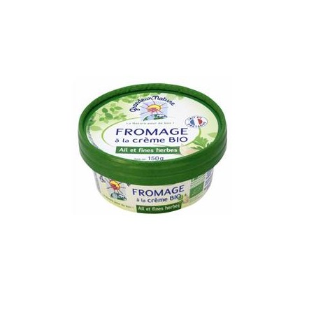 Fromage à tartiner bio- Ail et Fines herbes 150 GrsTartinables frais, crèmesBIODIS FRAIS