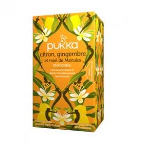 Produits Bio Infusion citron-gingembre-miel-20 sachets BIODIS