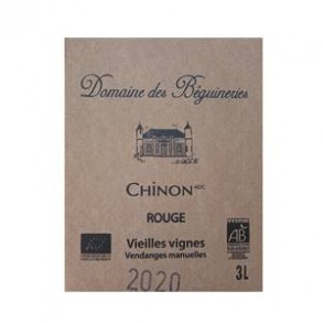 Vin rouge-Vin rouge BIO en BiB de 3 L - Chinon rouge-DOMAINE DES BEGUINERIES