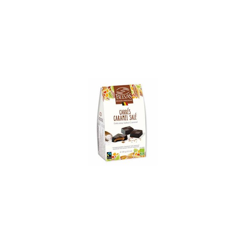 Produits Bio-Carré caramel, chocolat - bio- 100 g-BIODIS Produits Bio-Carré caramel, chocolat - bio- 100 g-BIODIS