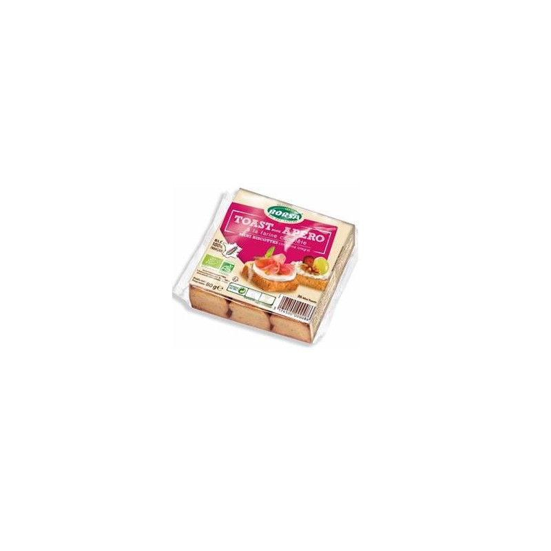 Biscuits apéritifs-Toast pour apéro bio-80 grs-BIODIS Biscuits apéritifs-Toast pour apéro bio-80 grs-BIODIS