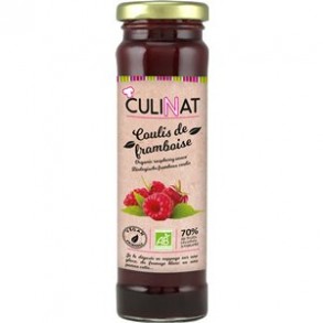 Confitures, compotes et coulis-coulis de framboises bio - 165 g-BIODIS