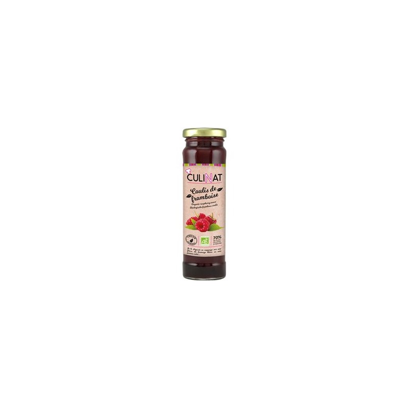 Confitures, compotes et coulis-coulis de framboises bio - 165 g-BIODIS Confitures, compotes et coulis-coulis de framboises bio - 165 g-BIODIS