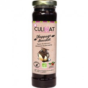 Confitures, compotes et coulis-Nappage chocolat bio - 185 g-BIODIS